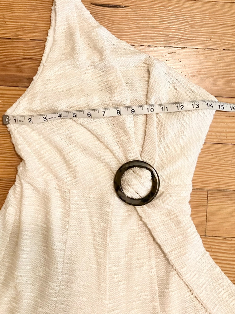 NWOT Shona Joy Ortiz Jumpsuit in Cream Sz 2 - Picture 8 of 15
